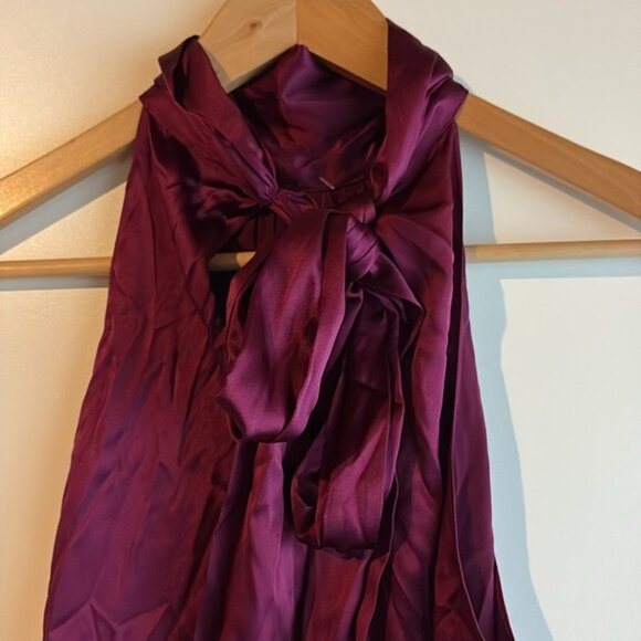 Ramy Brook Women's Lori Silk Halter Top Large - Picture 9 of 12